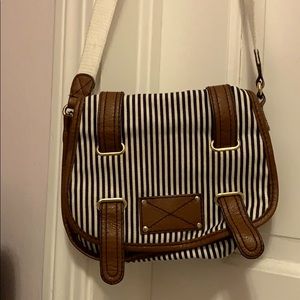 Striped purse
